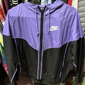 Nike Lavender and Black Windbreaker